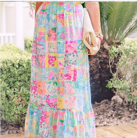 Lily Pulitzer Crista Midi State Of Mind Dress - Picture 8 of 12
